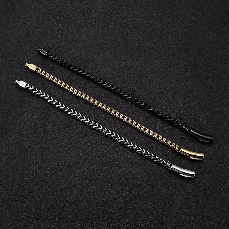 Cuban Vortex Stainless Steel Bracelet