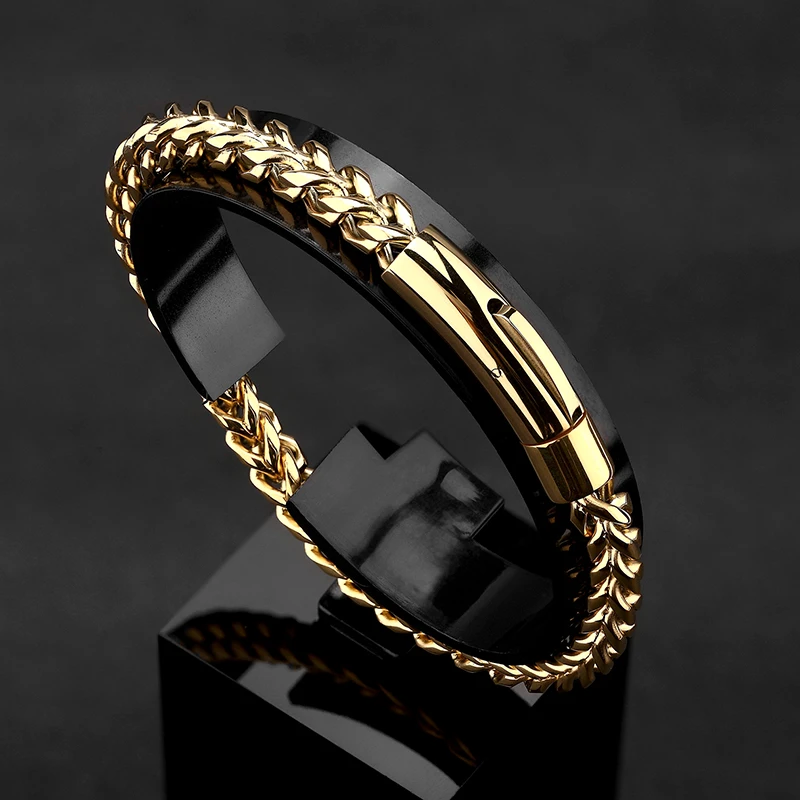 Cuban Vortex Stainless Steel Bracelet