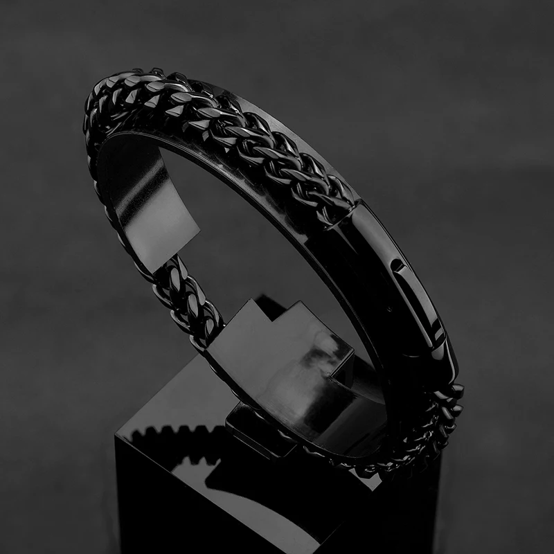 Cuban Vortex Stainless Steel Bracelet