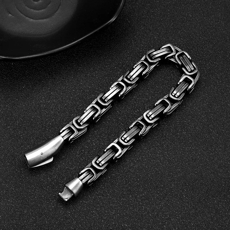 Chaingeist™ Series  – Vintage King Chain Stainless Steel Bracelet