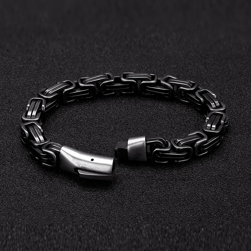 Chaingeist™ Series  – Vintage King Chain Stainless Steel Bracelet