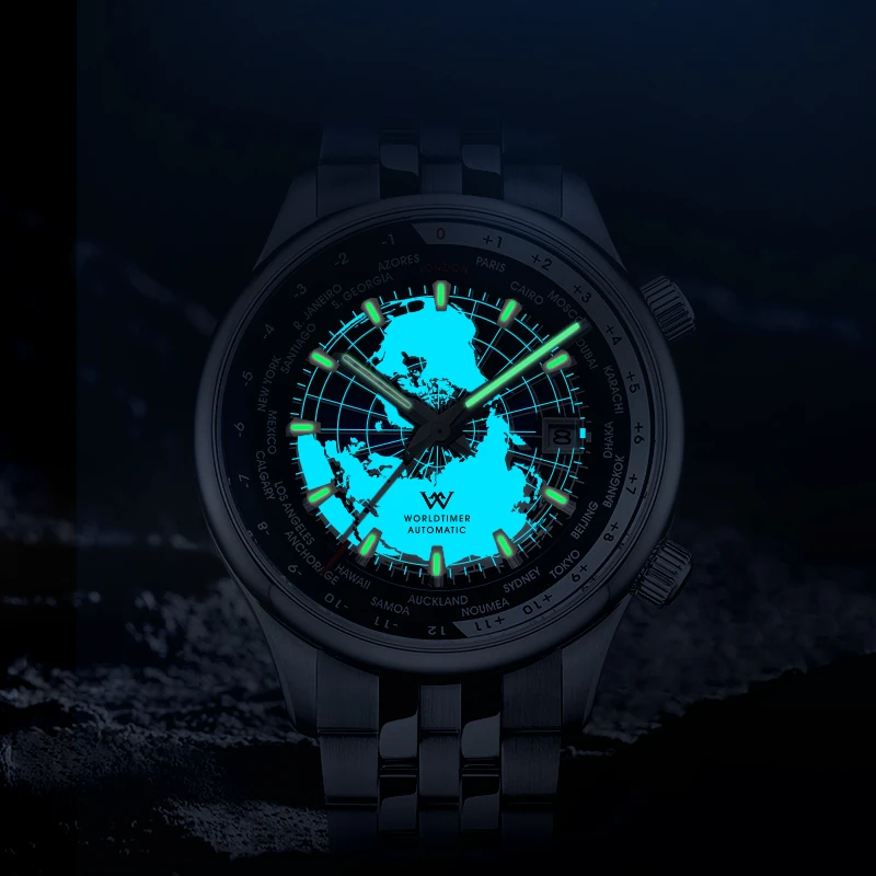 Welly Merck WM057 Worldtimer Automatic Watch