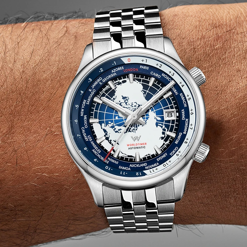 Welly Merck WM057 Worldtimer Automatic Watch