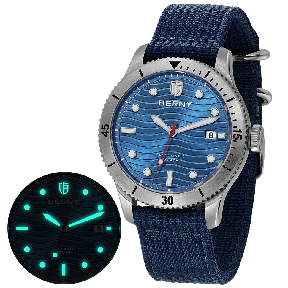 BERNY AM134MR Automatic Diver Watch