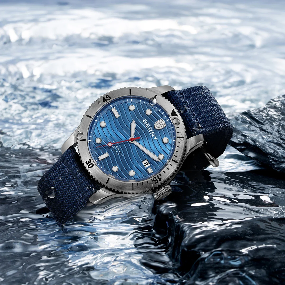 BERNY AM134MR Automatic Diver Watch