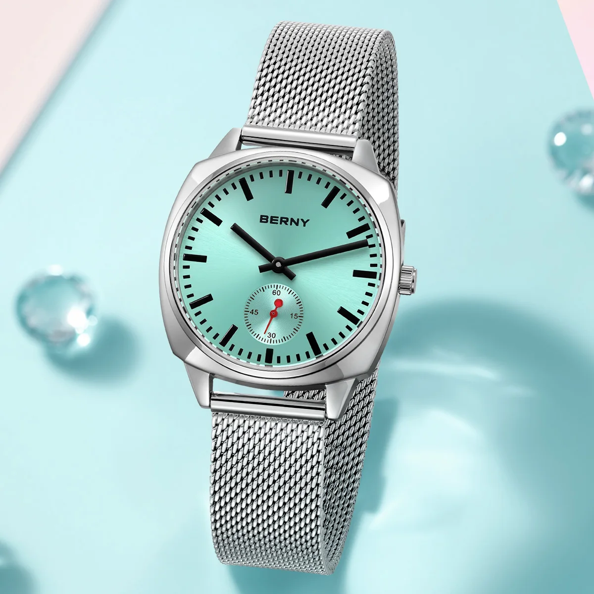 BERNY 2715L Railway Watch – Ladies Quartz Casual