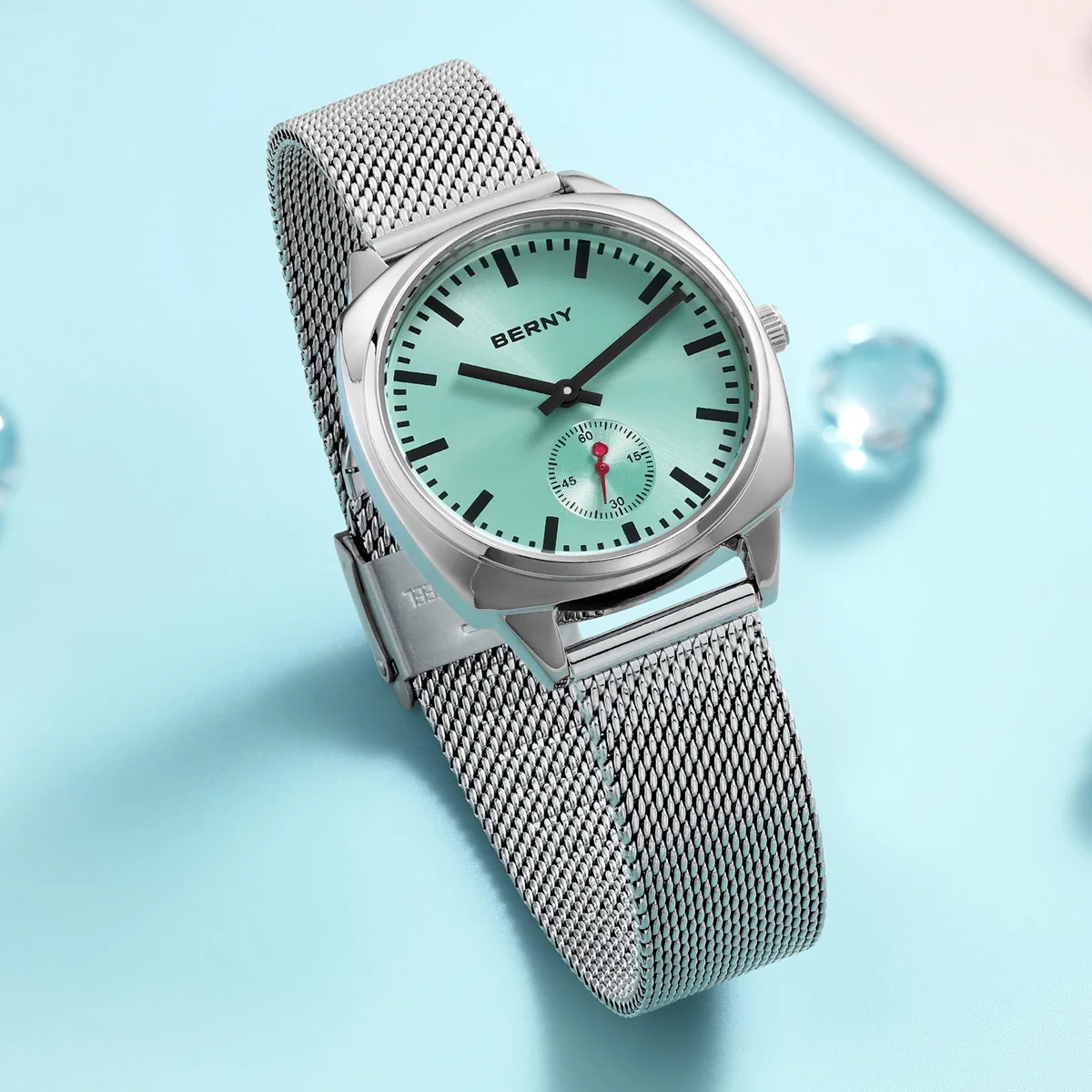 BERNY 2715L Railway Watch – Ladies Quartz Casual