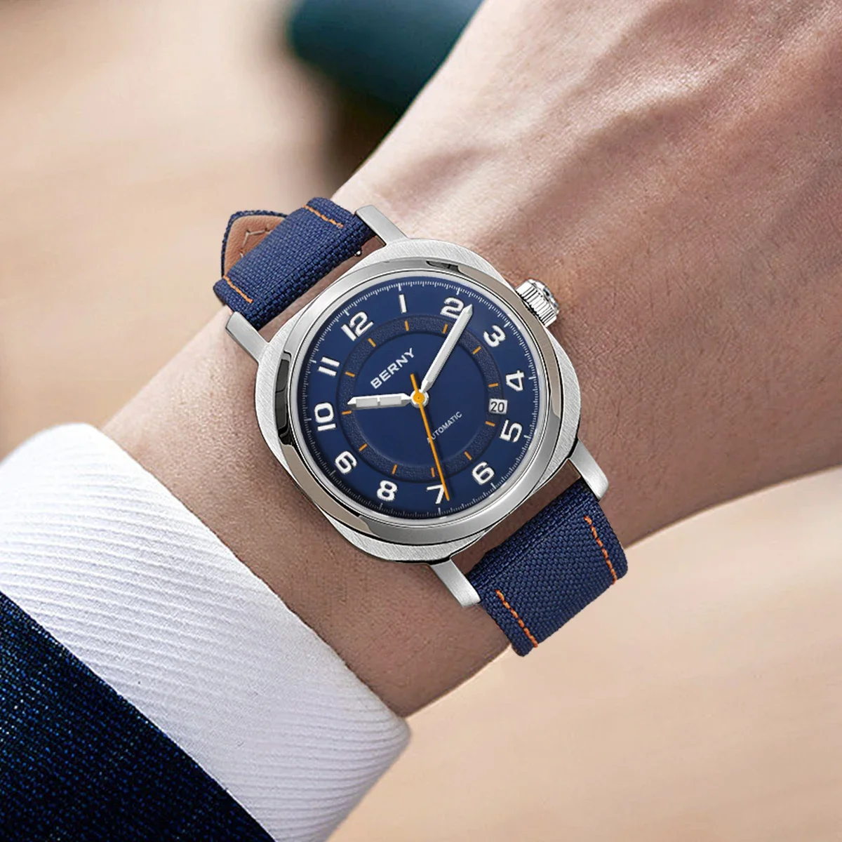  BERNY AM133V Cushion Automatic Watch