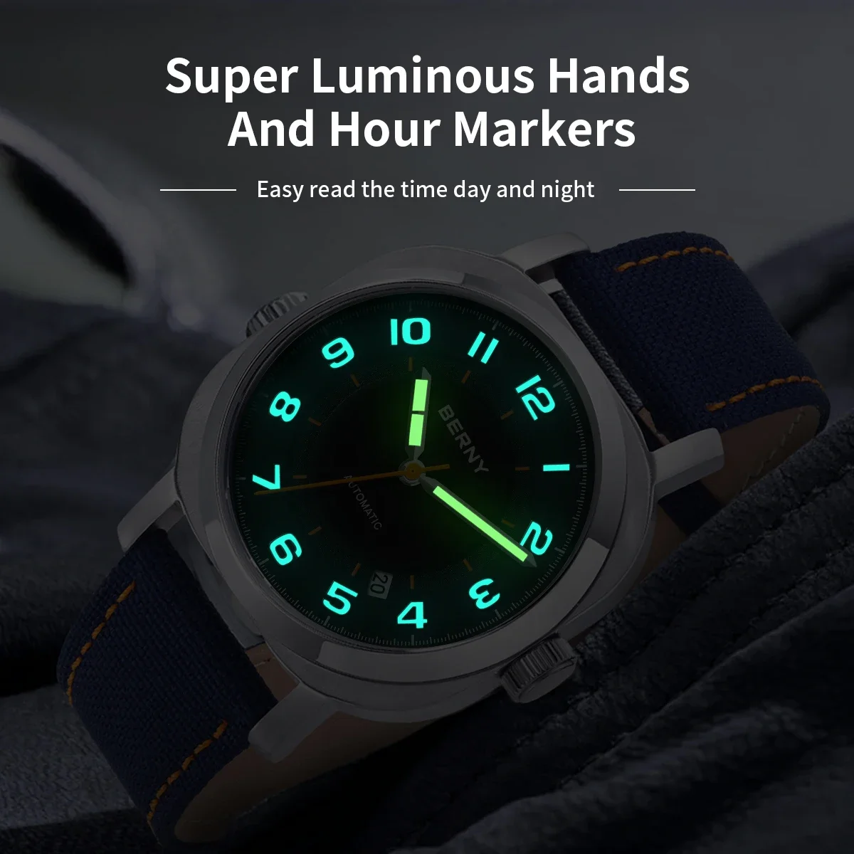  BERNY AM133V Cushion Automatic Watch