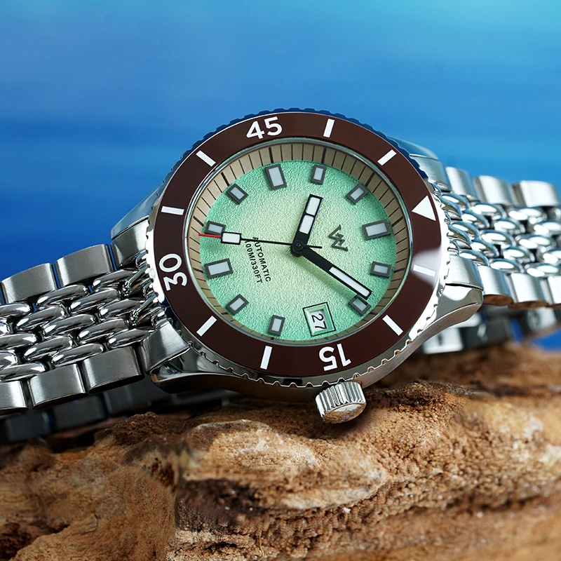 WM212 Mechanical Watch Gradient Dial, Sapphire Crystal & Ceramic Bezel