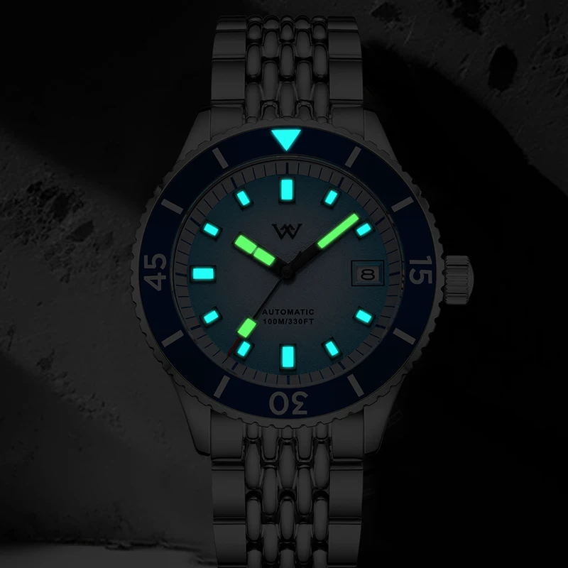 WM212 Mechanical Watch Gradient Dial, Sapphire Crystal & Ceramic Bezel
