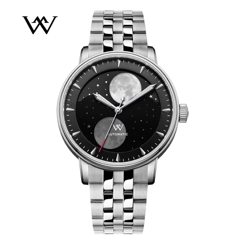 Welly Merck WM142 Twin Moons Moonphase Watch