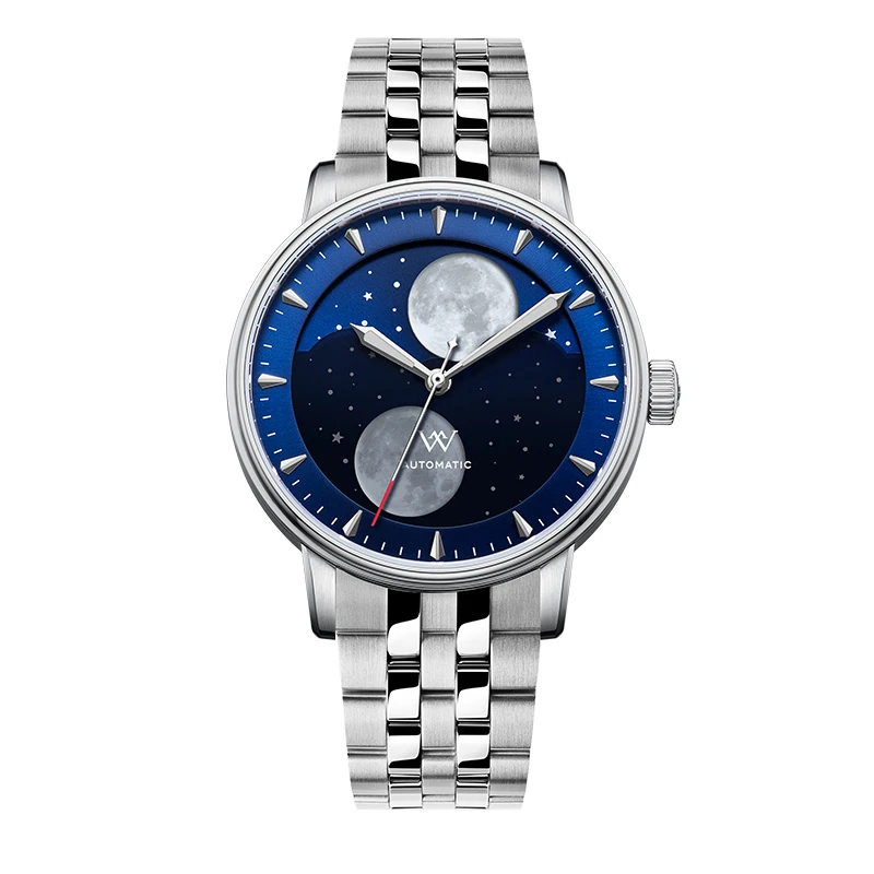 Welly Merck WM142 Twin Moons Moonphase Watch