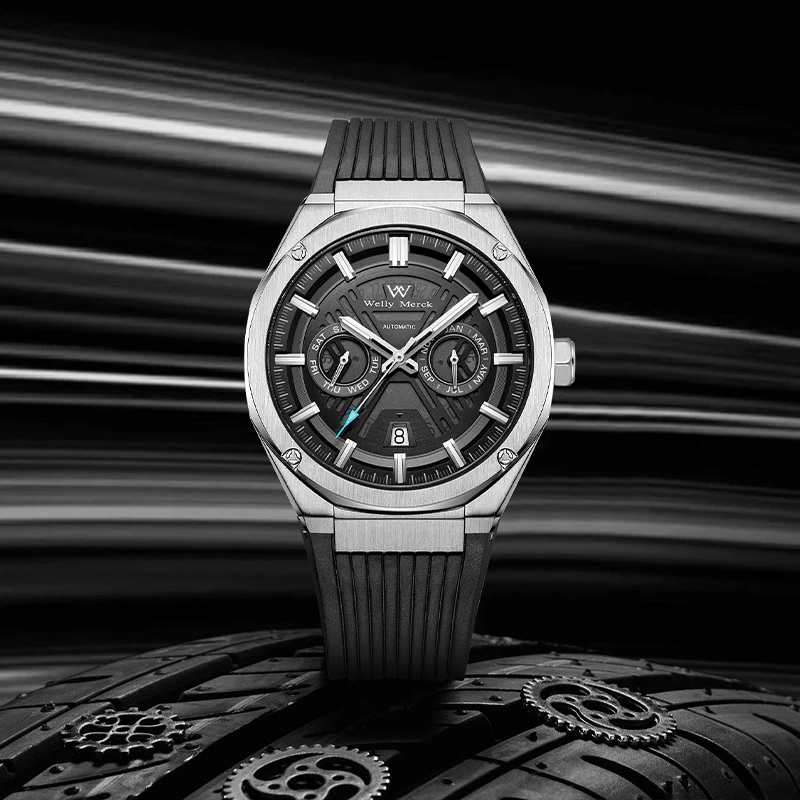Welly Merck WM034 – Futuristic Sport-Automatic Hybrid Watch
