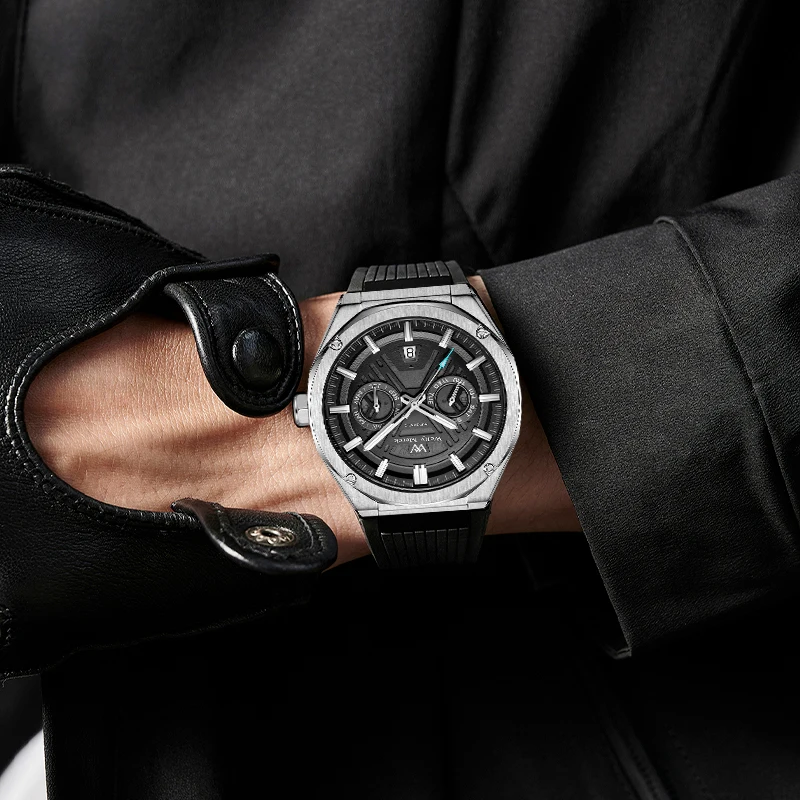 Welly Merck WM034 – Futuristic Sport-Automatic Hybrid Watch