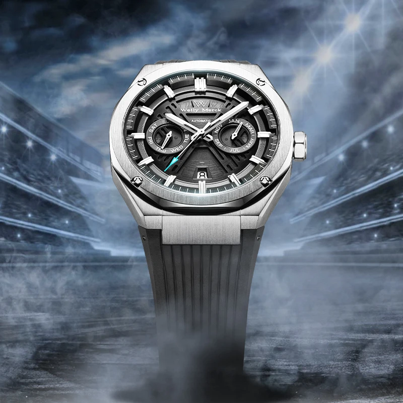 Welly Merck WM034 – Futuristic Sport-Automatic Hybrid Watch