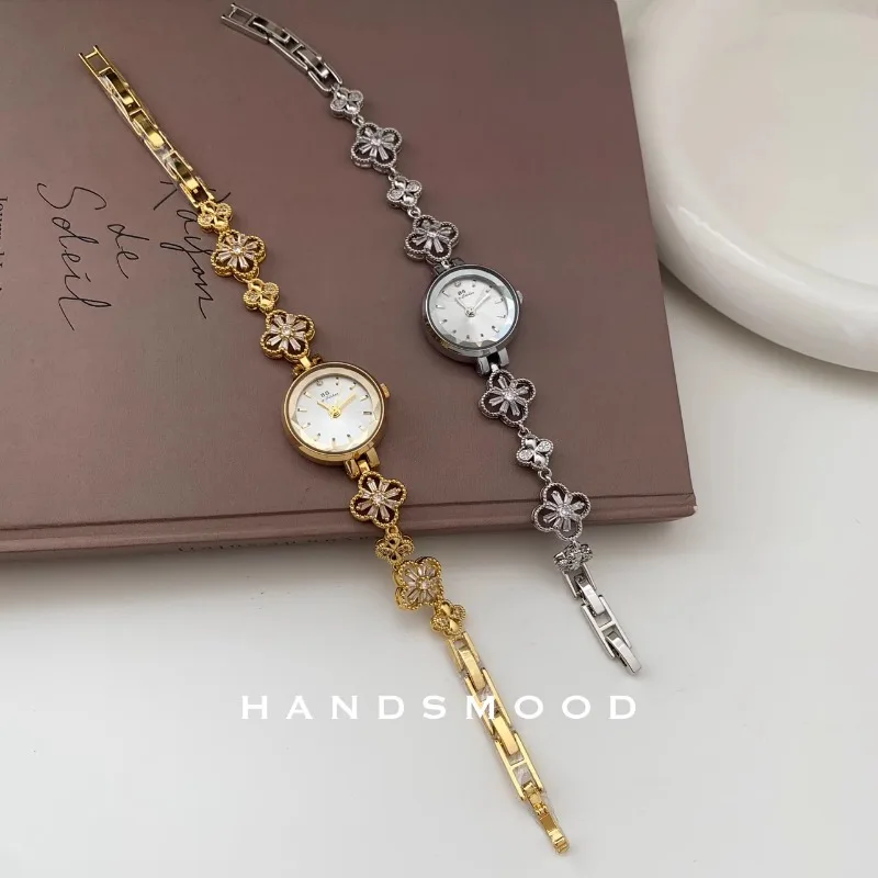 Luxury Floral Bracelet Women’s Watch – Elegant Quartz Timepiece