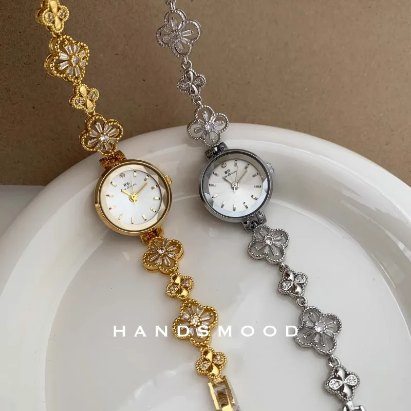 Luxury Floral Bracelet Women’s Watch – Elegant Quartz Timepiece