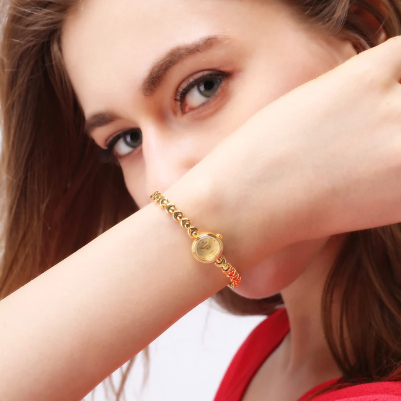 Women’s Ultra-Slim Bracelet Watch – Swiss Quartz Small Dial Watches For Men Color : TL7021-Gold|TL7021-Silver 