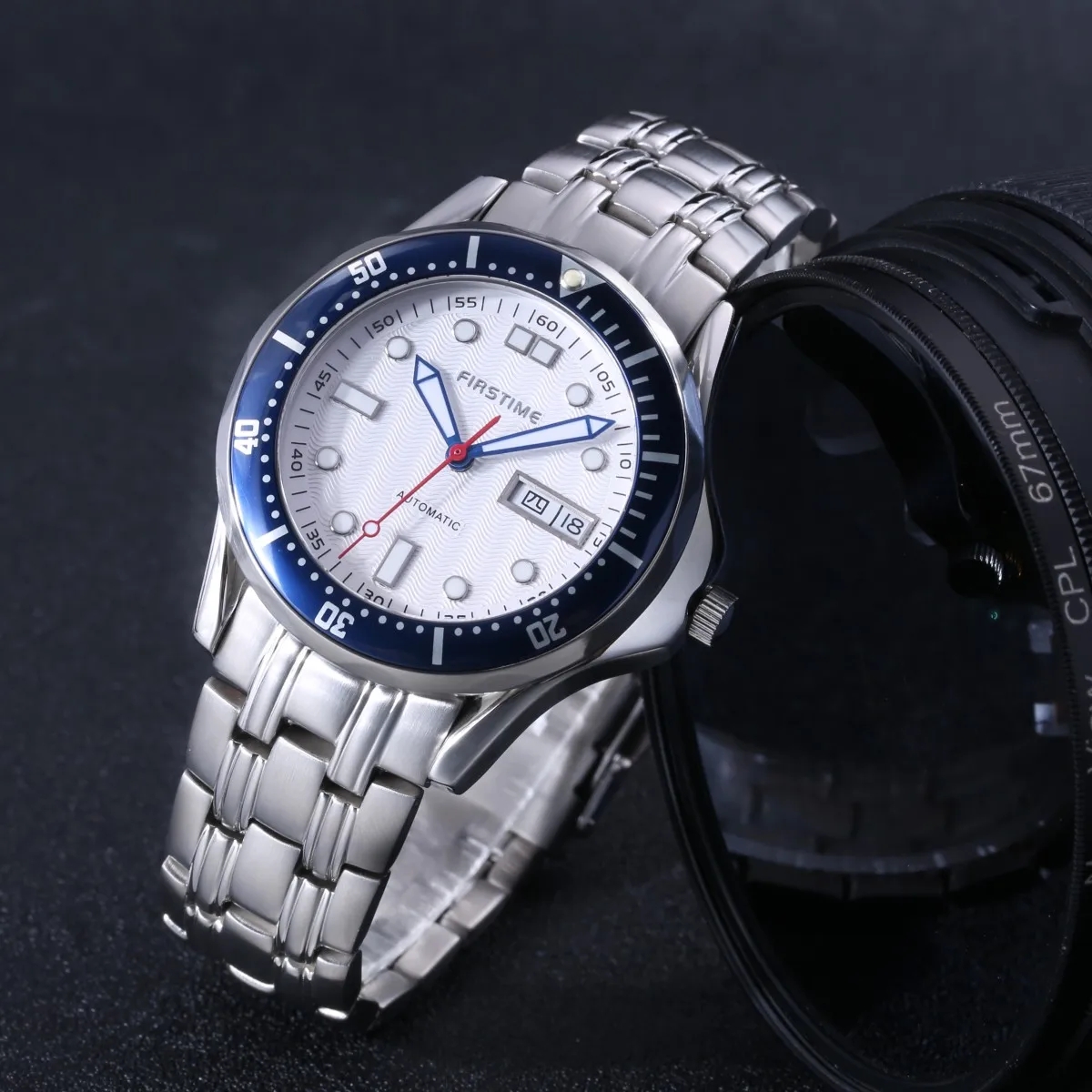Berny AM7097M Men’s Automatic Business Watch – Sapphire, Lume, Calendar Berny Watches Color : AM7097M-C|AM7097M-B 