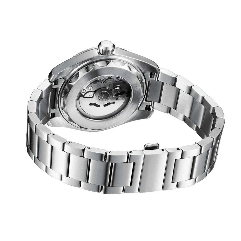 PHYLIDA Explorer 40mm Men’s Automatic Watch – NH38A Movement, Sapphire Crystal, 316L Steel Phylida Watches Color : Black 
