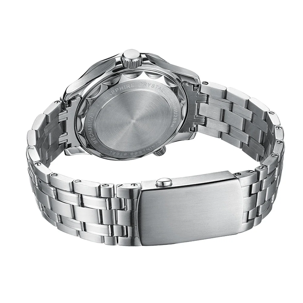 PHYLIDA Diver 300M Automatic Watch – White Dial, Pepsi Bezel, Miyota 8215, Sapphire Crystal Phylida Watches Color : Sterile|Branded 