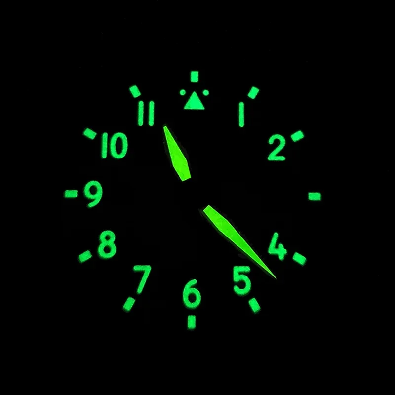 PHYLIDA 42mm Blue Dial Pilot Watch MIYOTA Automatic Leather Strap Phylida Watches Color : with logo|no logo 
