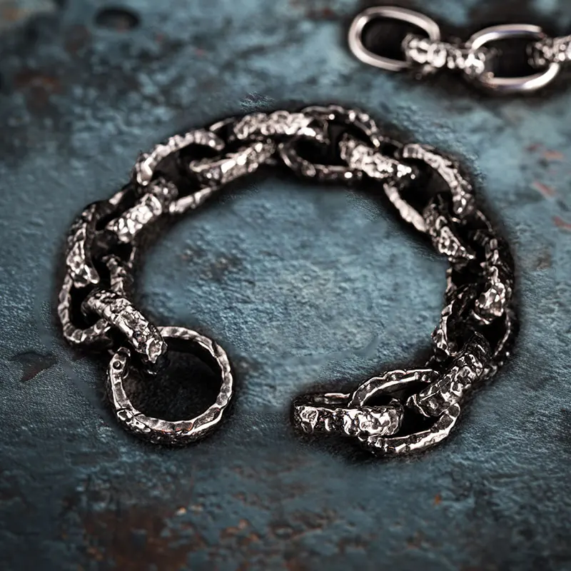 Scars of the North	Valhalla Chain bracelet for men Nordic Runes stainless steel  fashion Jewelry