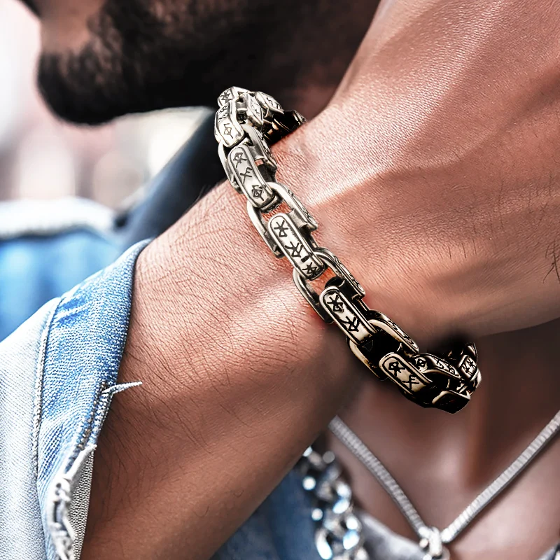Oaths of Eternal Night bracelet for men stainless steel  fashion Jewelry