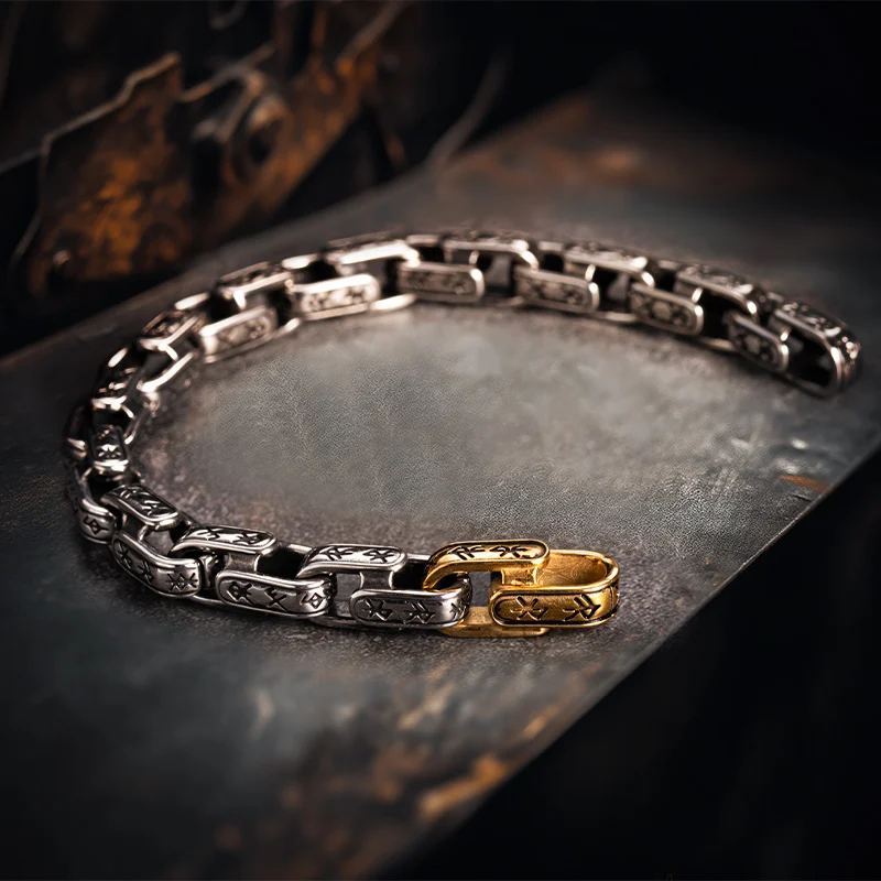 Oaths of Eternal Night bracelet for men stainless steel  fashion Jewelry