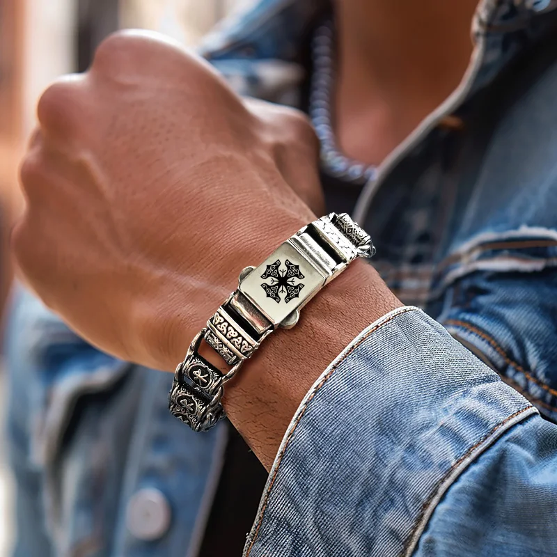 High quality Viking  bracelet for men stainless steel Hammer fashion Jewelry