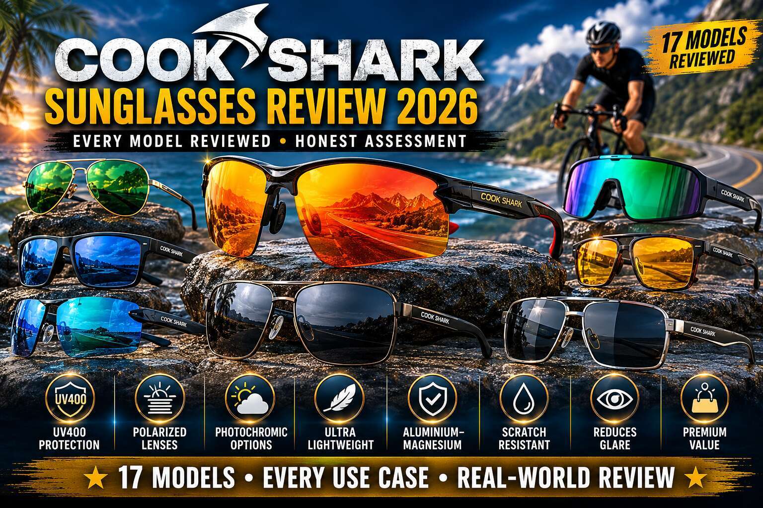 Cook Shark Sunglasses Review 2026 Every Model Reviewed Honest Assessment