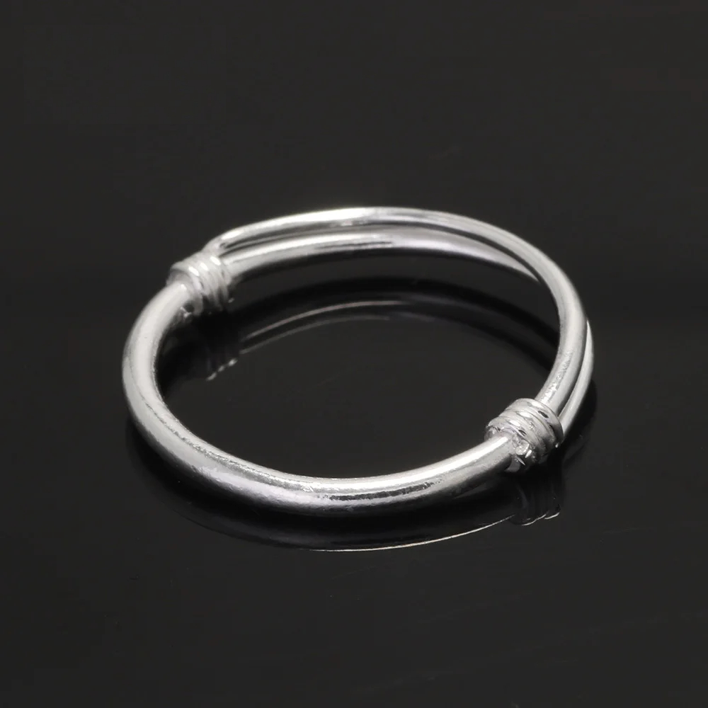 Unisex couple band in fine sterling silver with coil wrap details
