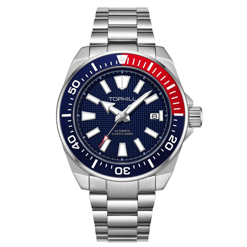TOPHILL TD008G NH35 300m Diver with Pepsi bezel