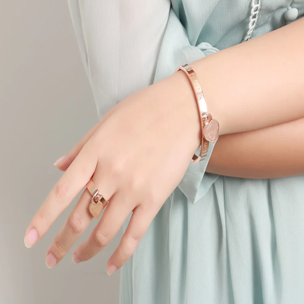 Forever Love You Cuff Bracelet for Women