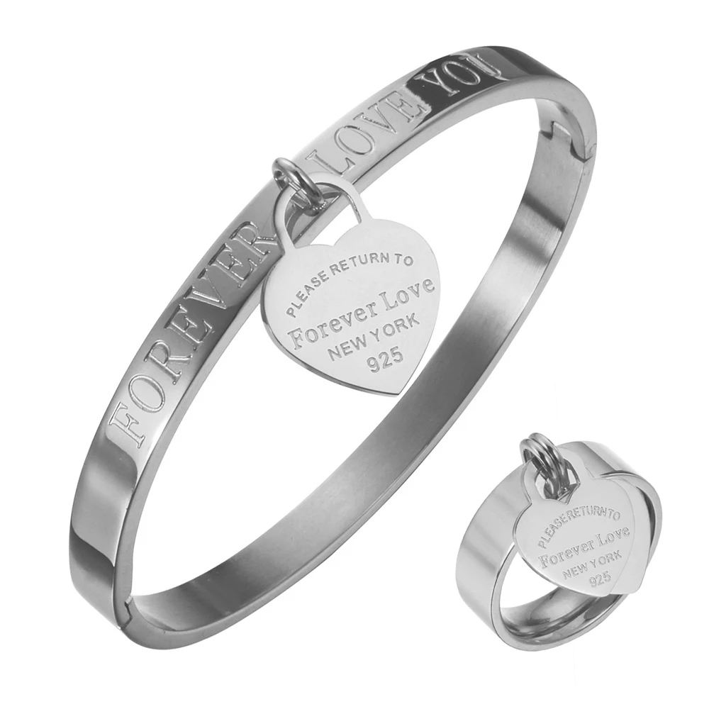 Forever Love You Cuff Bracelet for Women