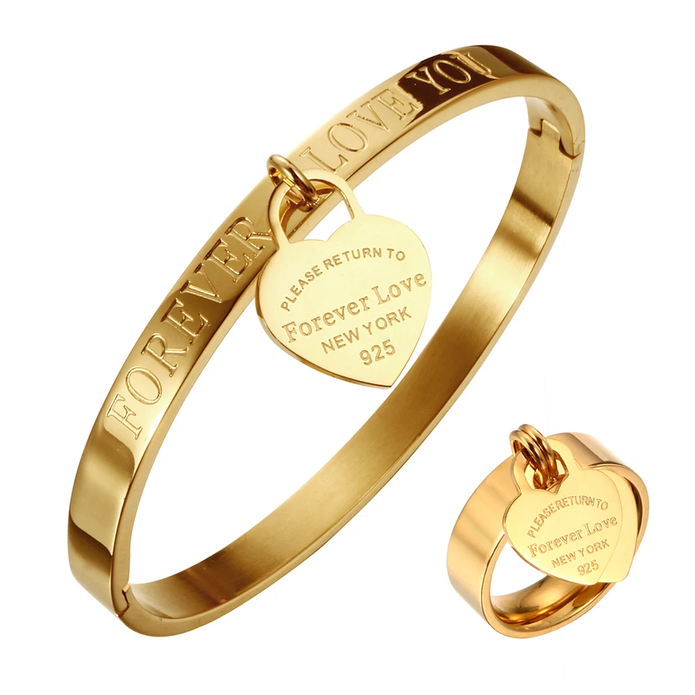 Forever Love You Cuff Bracelet for Women