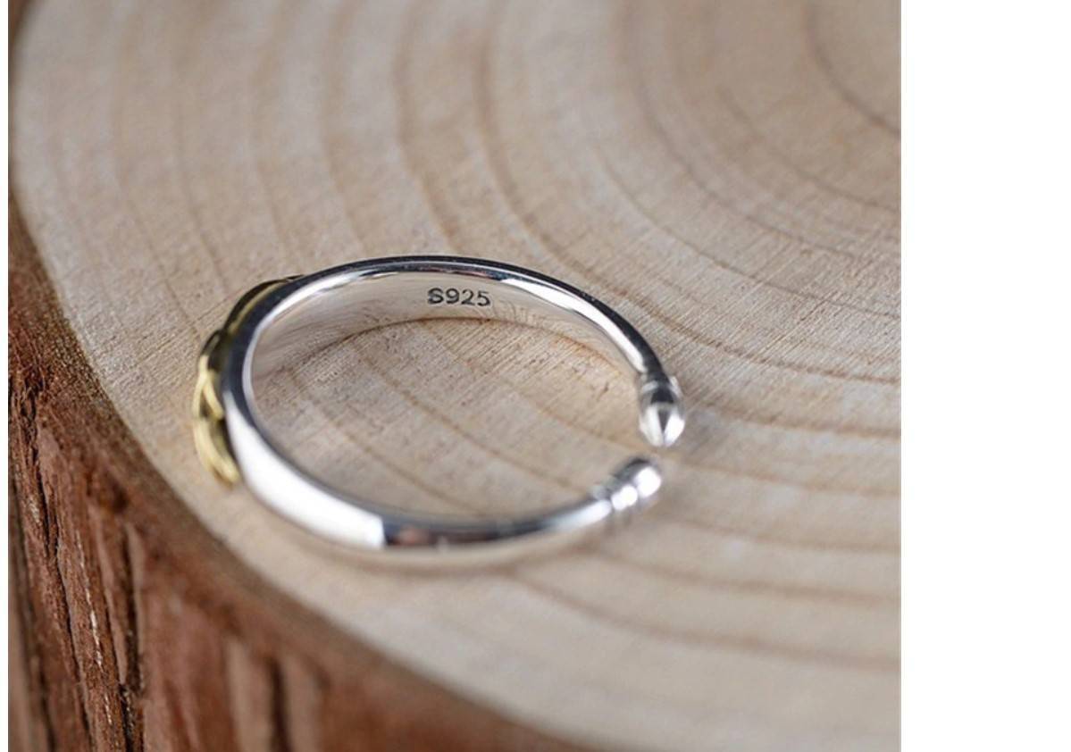 Women's 925 Sterling Silver Lotus Ring