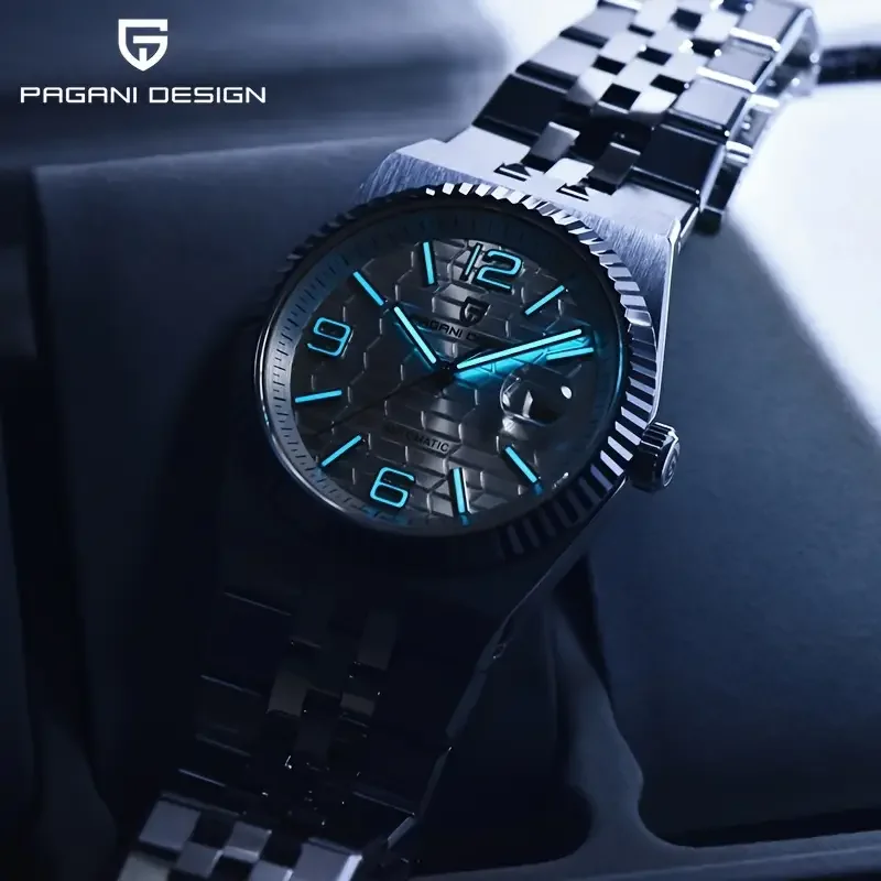 2025 New PAGANI DESIGN 40MM Men Mechanical Watch Top Brand Sapphire Glass Automatic Watch 100M Waterproof Luminous Watch for Men