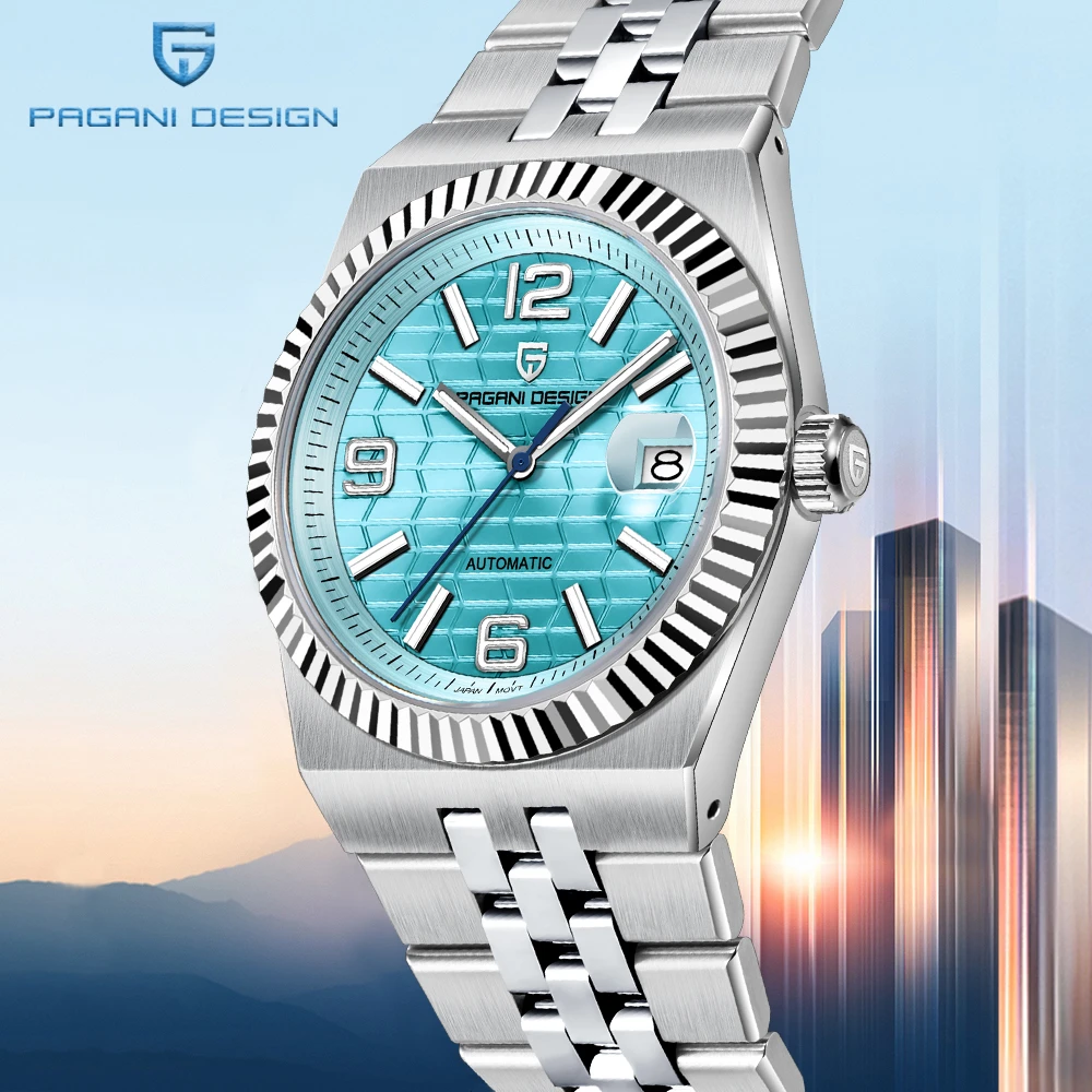 2025 New PAGANI DESIGN 40MM Men Mechanical Watch Top Brand Sapphire Glass Automatic Watch 100M Waterproof Luminous Watch for Men