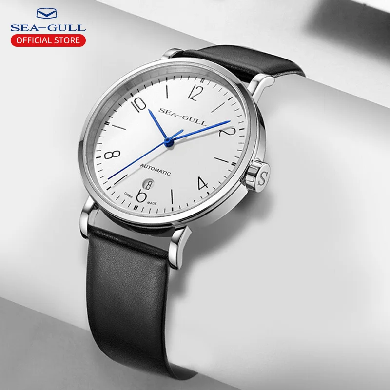 New Seagull Men's Automatic Mechanical Watch Official Authentic Bauhaus Business Casual Mechanical Wristwatch 819.17.6091