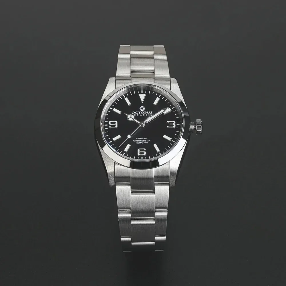 Octopus Kraken 36mm Vintage Watch PT5000 Automatic Movement Sapphire Crystal Luminous 10Bar Waterproof Mechanical Watches