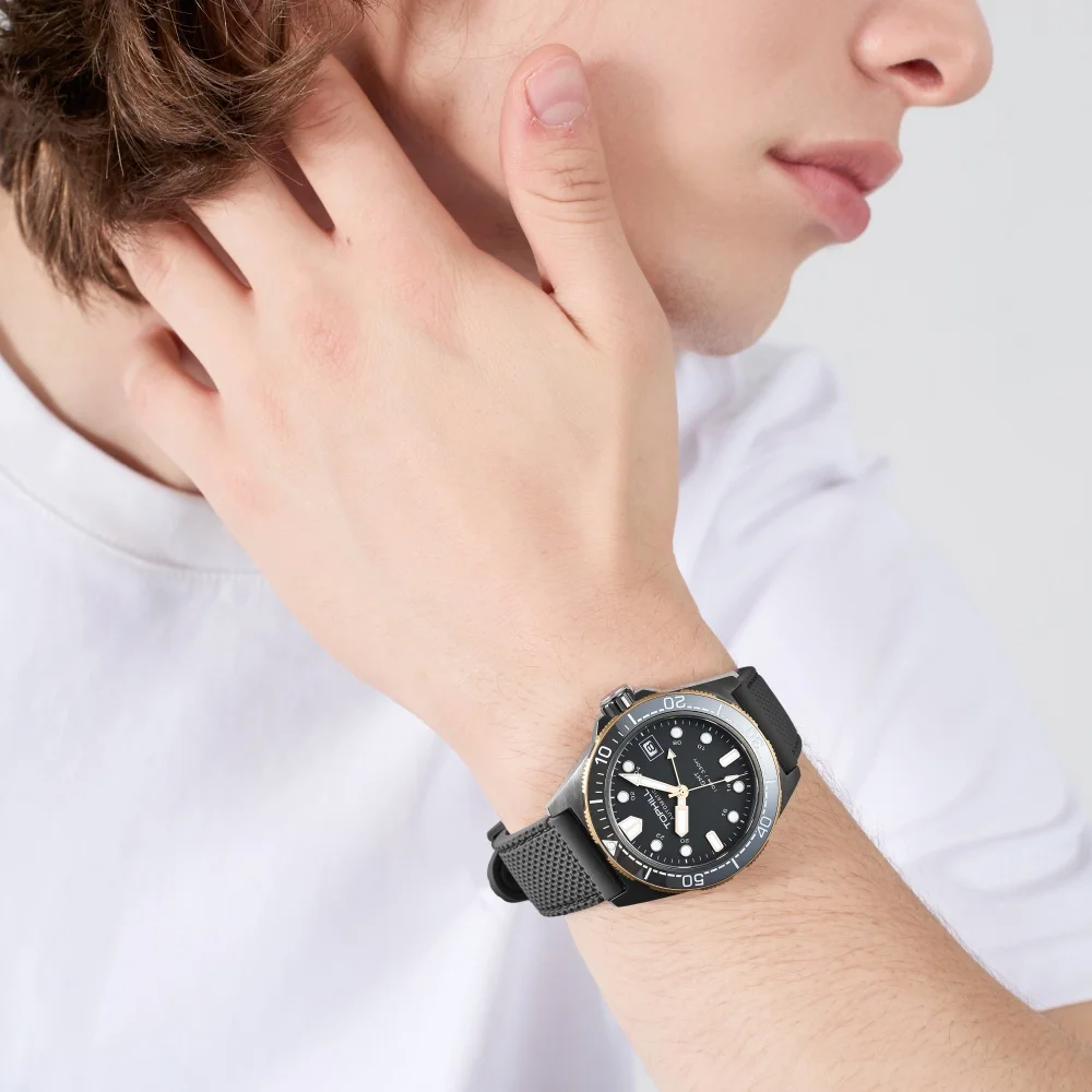 TOPHILL NH34 Movement Men's Automatic Watch Diver GMT Ceramic Bezel BGW9 Super Luminous 100M Water-Resistant Sapphire Gift