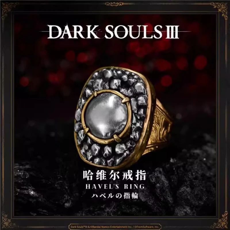 Starforged Stars Casting Dark Souls III Game Periphery Ring of Havel 925 Silver Copper Jewelry Ring Periphery Gift