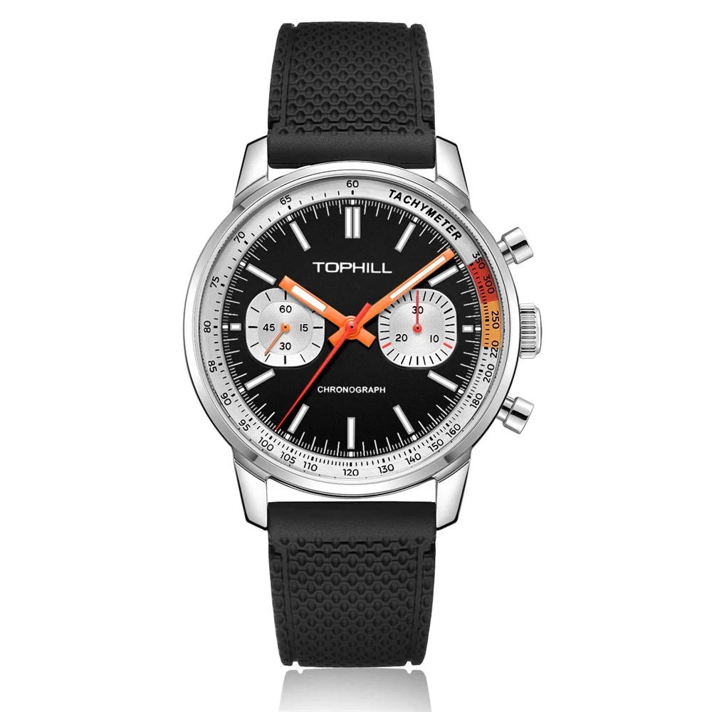 TOPHILL 1963 TL025G ST1901 hand-wound chronograph panda dial