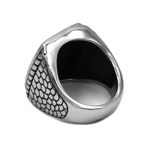 TEXAS Flag Biker Ring Stainless Steel Jewelry Vintage