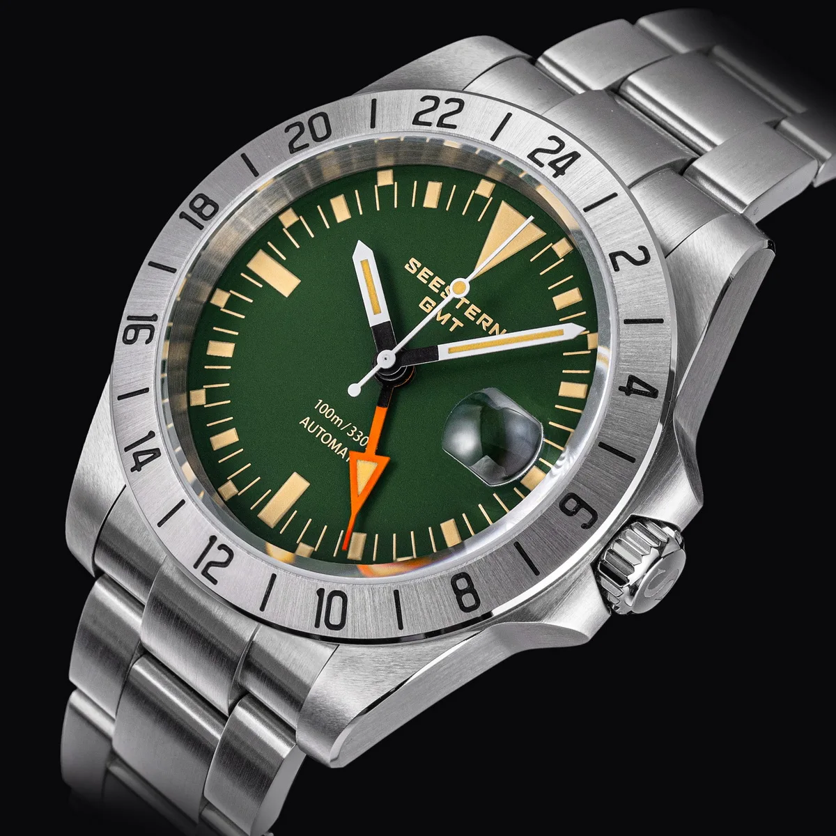 Seestern Vintage GMT Explorer Homage Watch
