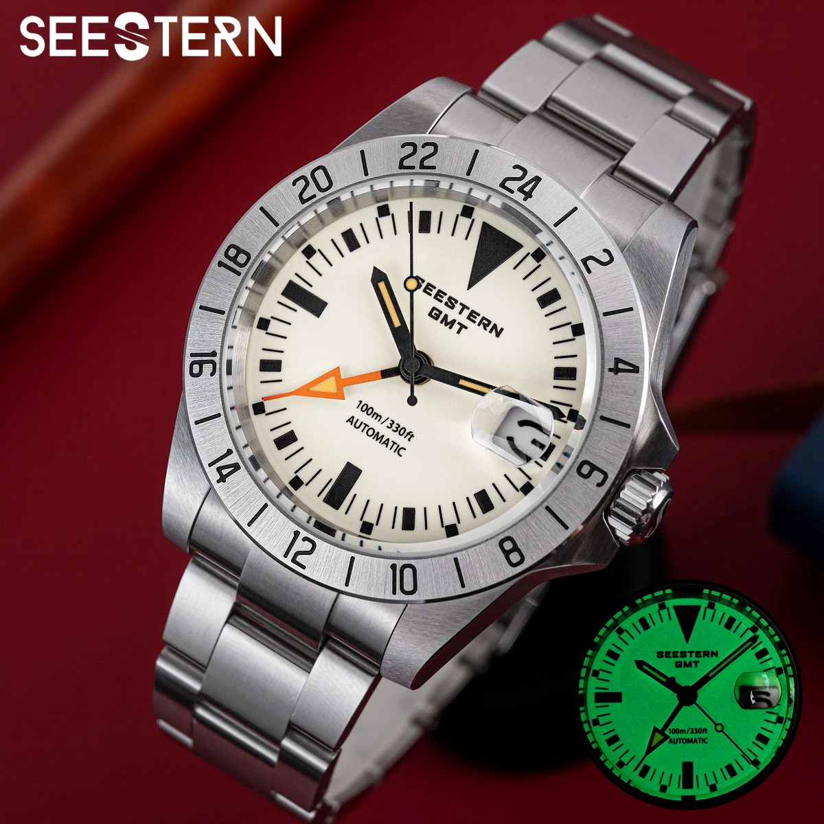 Seestern Vintage GMT Explorer Homage Watch