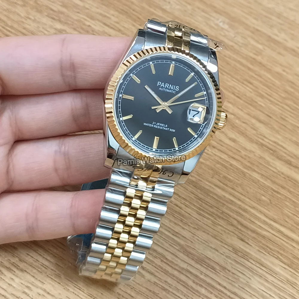 Parnis PA2112 Datejust Homage Watch