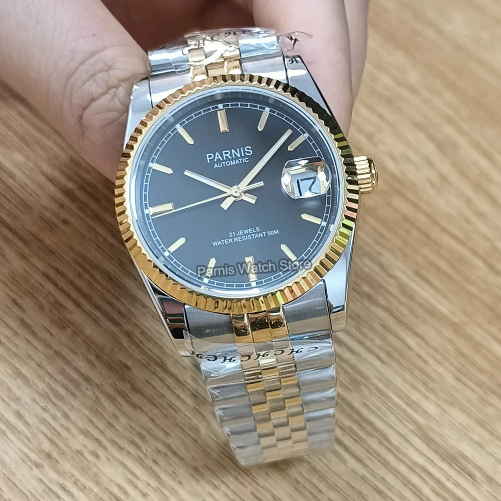Parnis PA2112 Datejust Homage Watch
